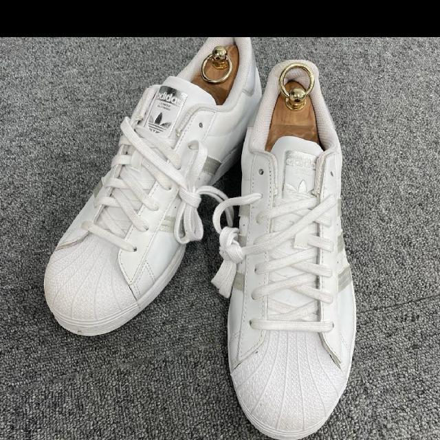 adidas スーパースター FX2329 メタリックライン スニーカー