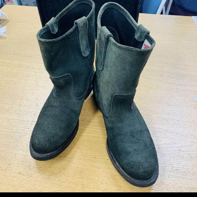 RED WING ブーツ 8186  ブラック ラフアウト