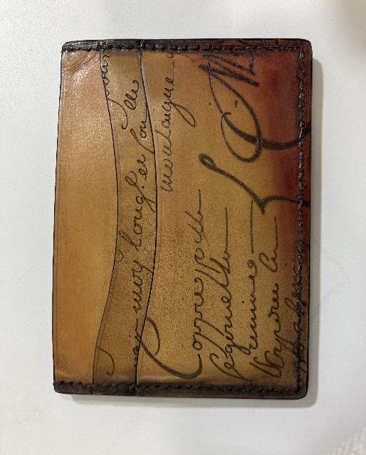 バンブーネオ　スクリットレザー　カードホルダー　