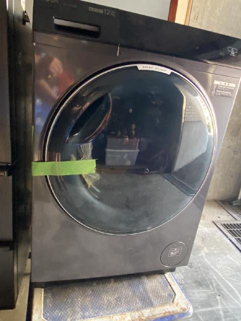 AQUA ドラム式洗濯機 AQW-DX12P-K ブラック