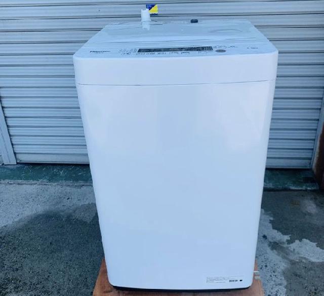 Hisense 縦型洗濯機 HW-K55E 本体 2025年製　愛知県一宮市 Hisense 洗濯機 HW-K55E 5.5kg 2025年製 （ 冷蔵庫・冷凍庫）の買取