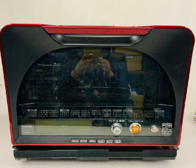 TOSHIBA オーブンレンジ レッド　ER-JD410A TOSHIBA オーブンレンジ ER-JD410A 石窯ドーム （ 電子レンジ）の買取
