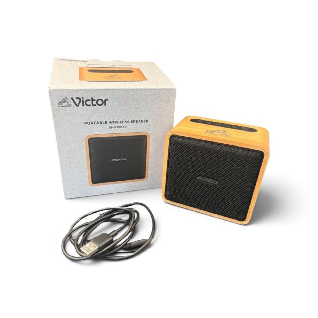 Victor(ビクター)ポータブルワイヤレススピーカー SP-WM01BTです。