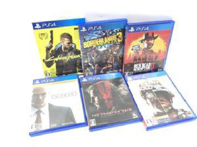 PS4 プレイステーション4 ソフト 6本セット 八王子市 出張買取 買取