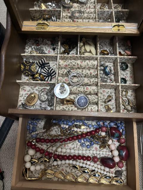 大量のイミテーションアクセサリー