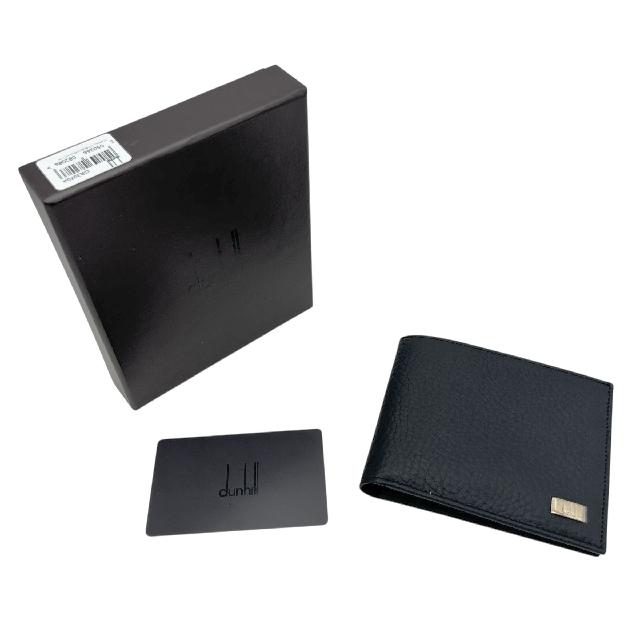 dunhill ダンヒル 二つ折り財布 レザー ブラック