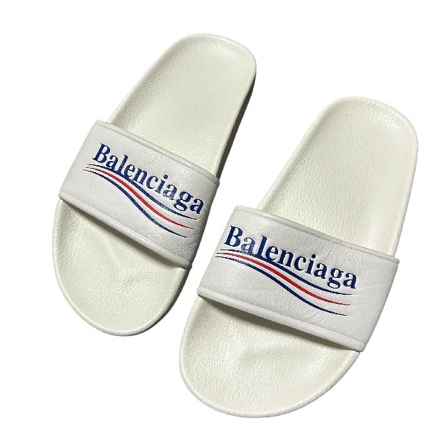 未使用保管品✨ バレンシアガ スニーカー シャワーサンダル　2点セット バレンシアガ ラバー シャワー サンダル ホワイト 23㎝ （ 靴・ブーツ