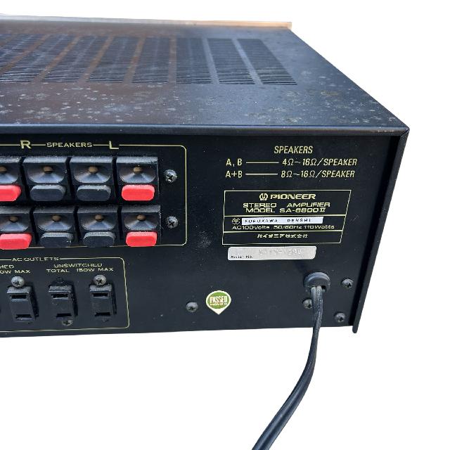 整備品 Pioneer パイオニア プリメインアンプ SA-6800II □パイオニア