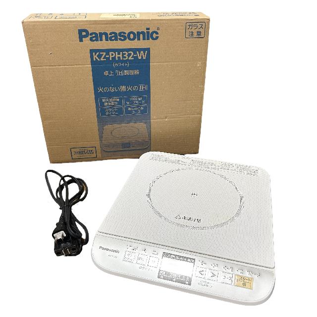 【中古】 パナソニック 卓上IH調理器 ホワイト KZ-PH32-W Panasonic 卓上 IH コンロ（調理器）KZ-PH32-W （ その他家電）の買取