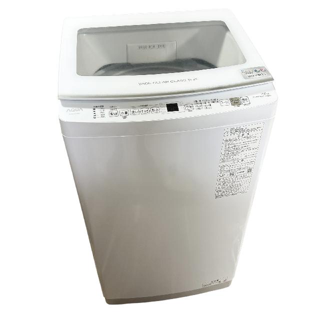 AQUA 全自動洗濯機 AQW-V7N 本体　使用2年半 AQUA 全自動電気洗濯機 AQW-V7N 7.0kg （ 洗濯機・ドラム洗濯機）の