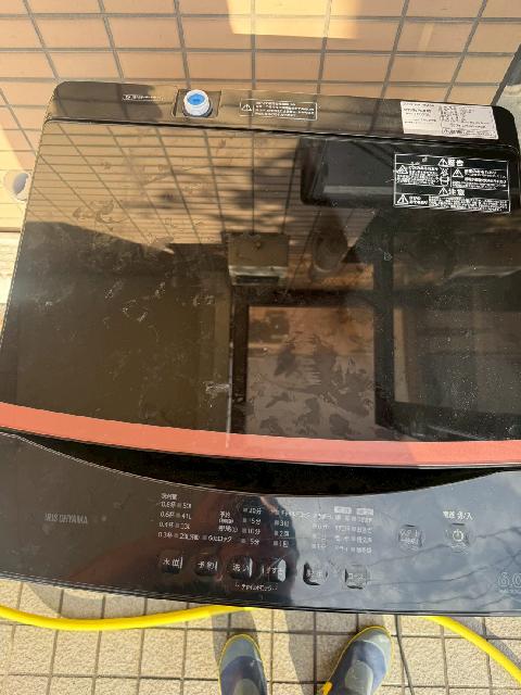 アイリスオーヤマ 洗濯機 IAW-T605BL 2023年製を出張買取
