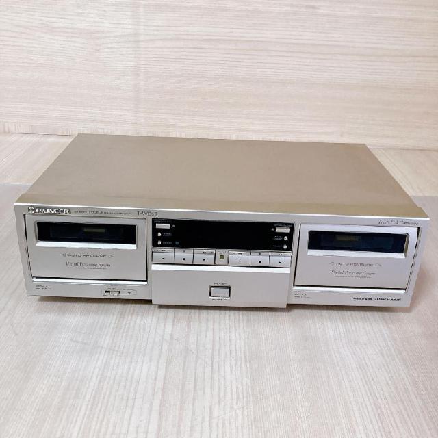 【希少美品】パイオニアステレオダブルカセットデッキT−WD5R パイオニア PIONEER ダブルカセットデッキ T-WD5R 希少