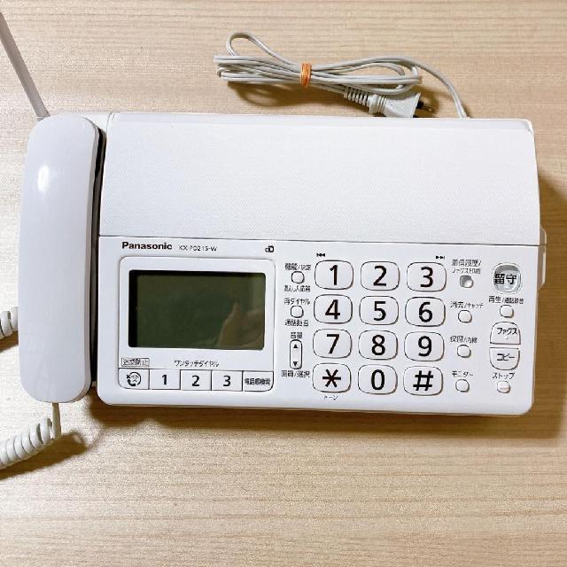 パナソニック Panasonic 電話機 KX-PD215DL-W おたっくす