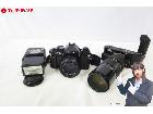 Canon キャノン F-1 フィルム一眼レフ FD 50mm 1:1.4 80-200mm 1:4の詳細ページを開く