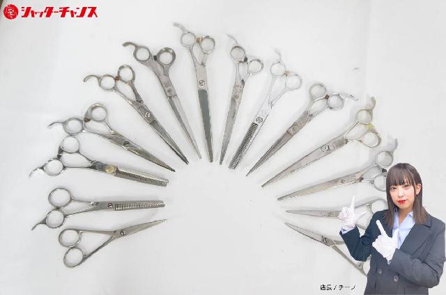 店舗用品 ⑬ 大洋 HOUKI 兆 等 理容鋏 4点 まとめてセット セニング 