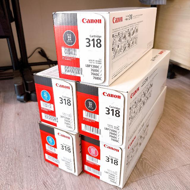 新品未開封】Canon 純正トナーカートリッジ 318 5本セット （ その他