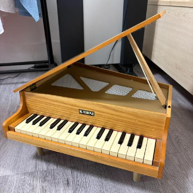 KAWAI カワイ ミニピアノ グランドピアノ 32鍵盤 木目調