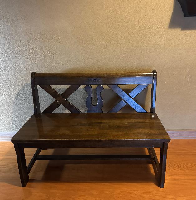 カリモク　ルスティック　ベンチ