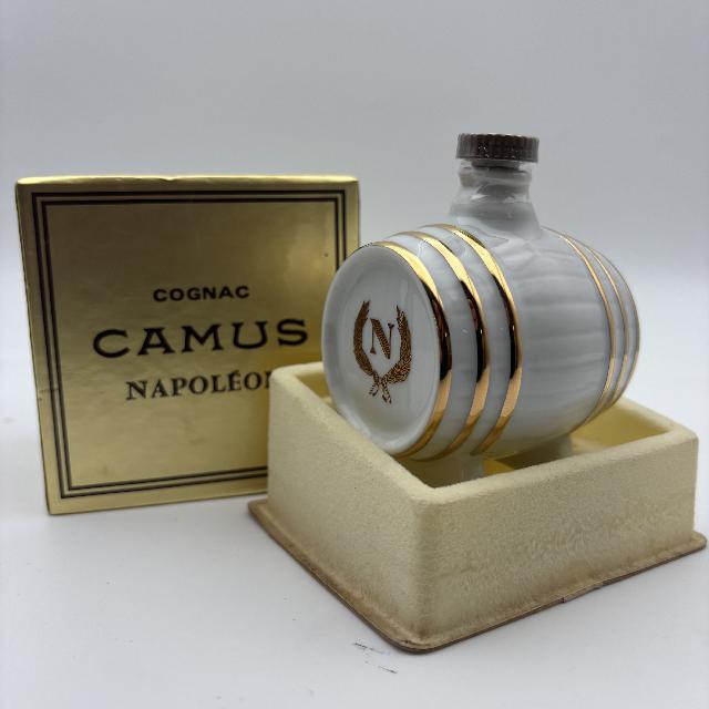 CAMUS カミュ　ナポレオン　陶器樽ミニボトル　コニャック