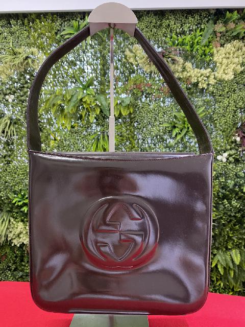 GUCCI（グッチ）　パテントレザー（エナメル）ハンドバッグ