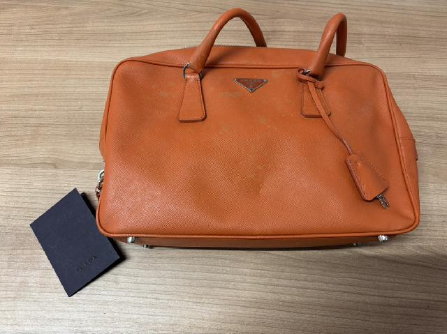 PRADA（プラダ） サフィアーノレザーを使用したハンドバッグ（ボストンバッグタイプ）