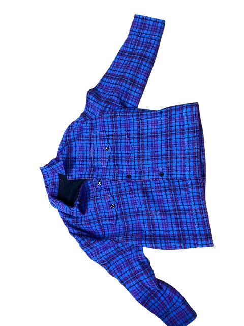 ルイヴィトン Louis Vuitton チェック ウールシャツジャケット