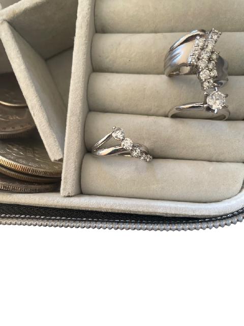 プラチナ ダイヤモンドリング 複数点 Pt900 指輪