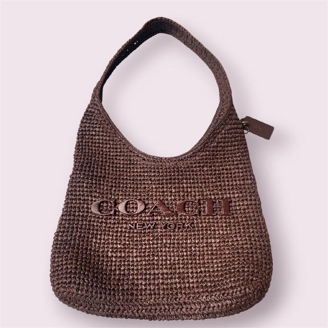 COACH ブルックリン ストロー ショルダーバッグ