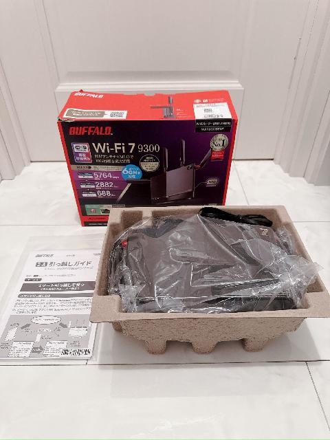 BUFFALO Wi-Fi 7対応ルーターWXR9300BE6P