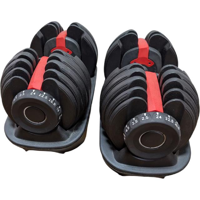 BOWFLEX アジャスタブルダンベル 24kg 24kg アジャスタブルダンベル 可変式ダンベル トレーニング器具