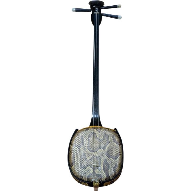 沖縄三線 蛇皮張り 黒塗り 三味線 琉球楽器 （ その他楽器）の買取価格