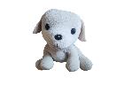天使の羽付き 犬のぬいぐるみ 白 ふわふわ …