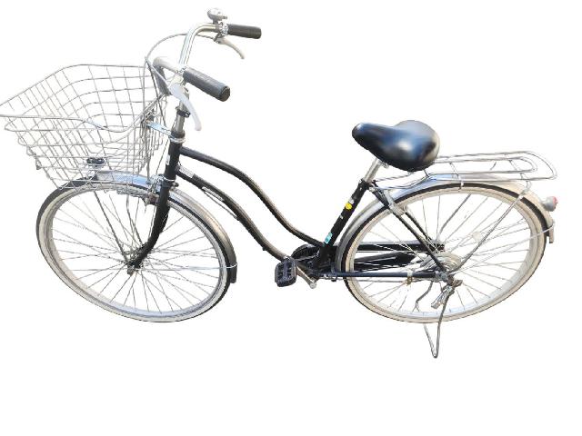 27インチ 自転車 ブラック オートライト 鍵2本 （ 自転車車体）の買取