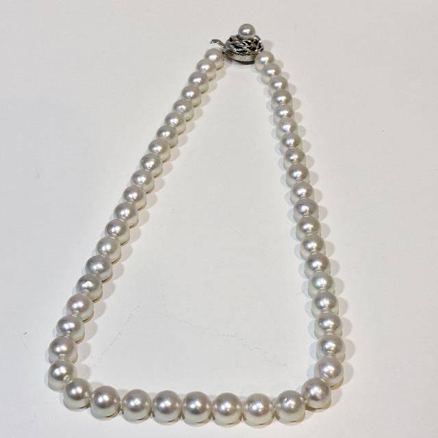 本真珠 ネックレス 約7.8〜8.0mm 34.5 出張買取 東京総合買取窓口