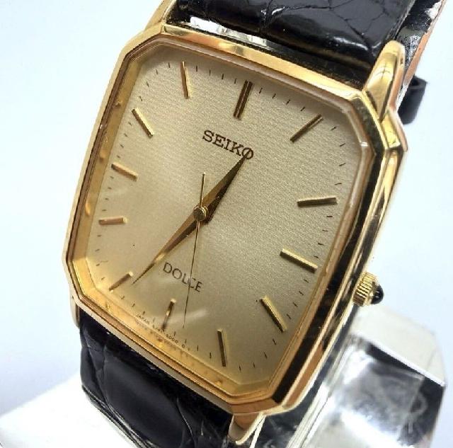SEIKO DOLCE 8J41ー5000クォーツ 腕時計 中古稼働品です。 SEKO セイコー DOLCE ドルチェ 8J41-5000 腕時計 （ セイコー）の買取