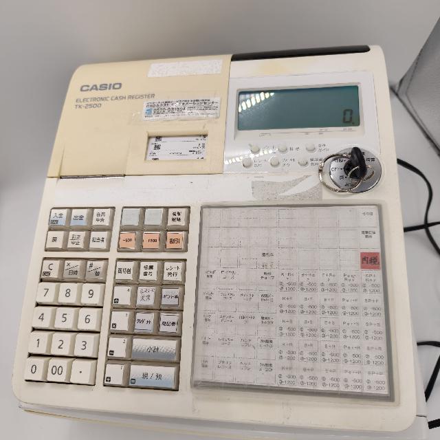 CASIO カシオ　TK-2500 電子レジスター CASIO レジスター TK-2500 （ レジスター）の買取価格 （ID:788654