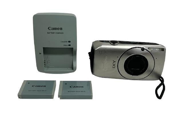 キャノンCANON IXY 30S/デジタルカメラ/シルバー/バッテリー2個