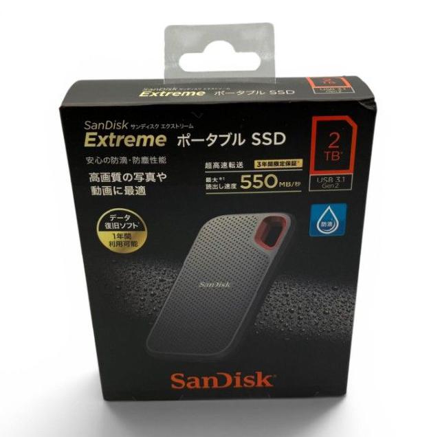 SanDisk Extreme ポータブル SSD 2TB （ 外部記憶装置）の買取価格