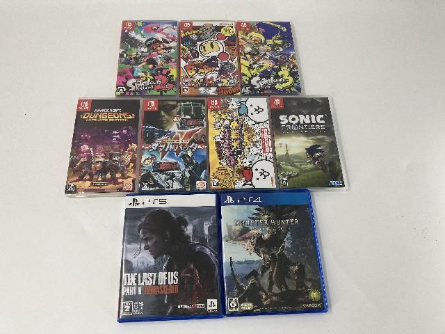 Nintendo Switch・PS4・PS5 ゲームソフトまとめ 鹿児島 出張買取 買取マクサス鹿