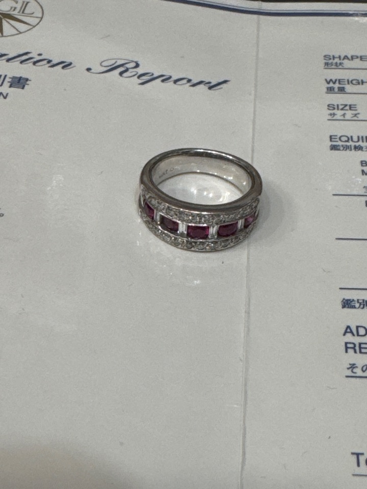ルビーダイヤモンドリング
