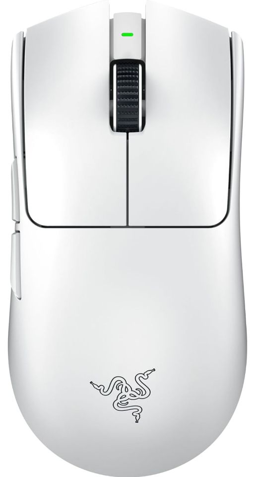 8,000Hzドングル同梱 Razer レイザーViper V3 Pro (White Edition) ゲーミングマウス ワイヤレス 無線 55gの超軽量 第 2 世代 Razer Focus Pro オプティカルセンサー 35000DPI 高速無線 オプティカルマウススイッチ 6ボタン
