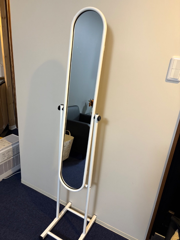 スタンドミラーキャスター付き・C-509