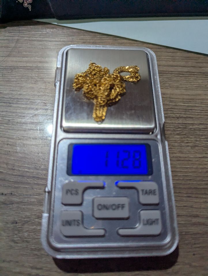 24k 金 純金 刻印 ネックレス 24金