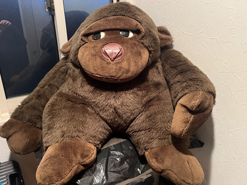 ゴリラのぬいぐるみ 巨大45cm