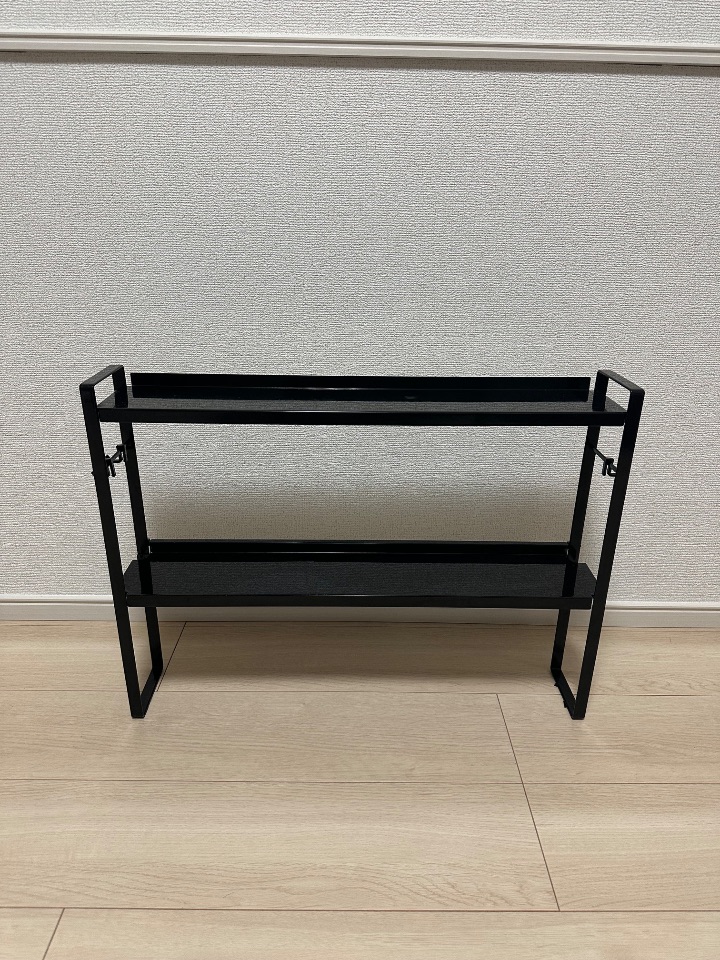 山崎実業 tower コンロ横ラックタワー 2段