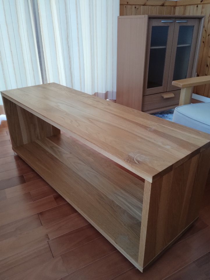 無印良品　オーク材テーブルベンチ