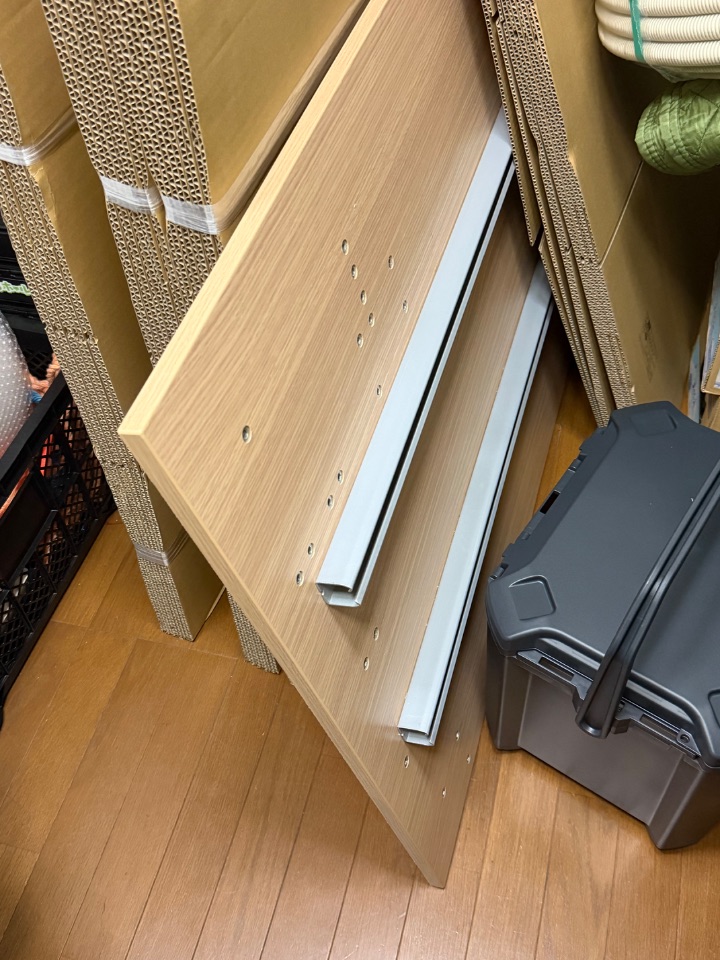 ・[414469］ fantoni/ GX デスク/テーブル専用天板 レール付き 幅160 奥行80cm用：オーク(RL)