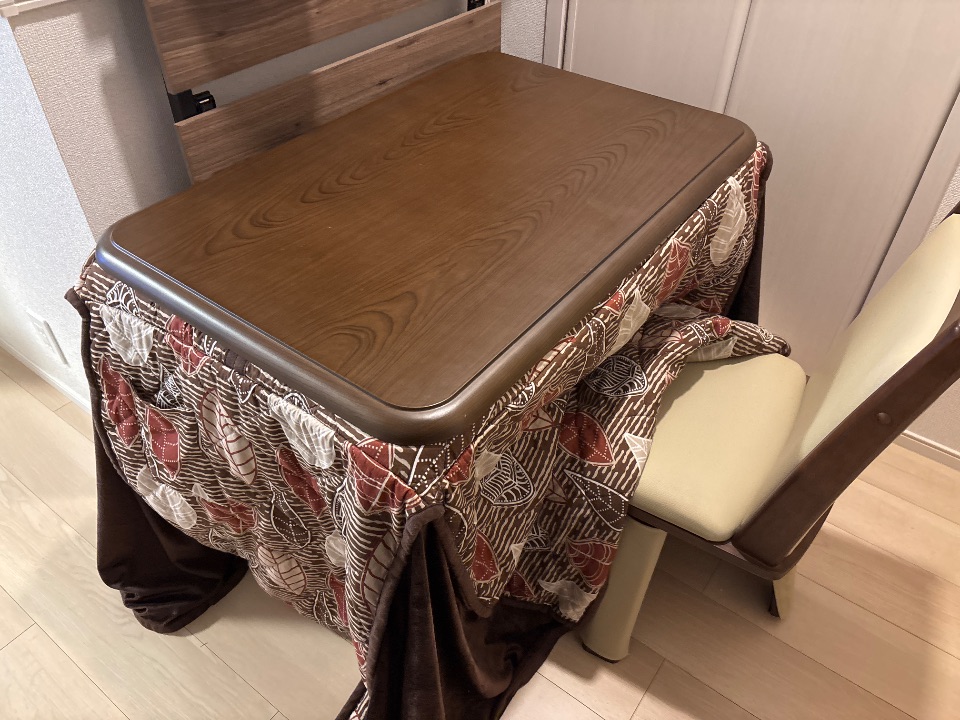 ハイタイプテーブルこたつ
