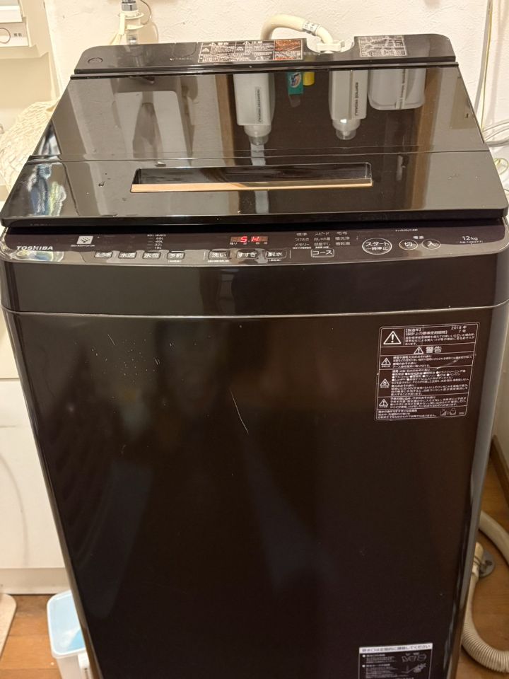 ⑬2018式洗濯機(東芝 AW-12XD7(T)