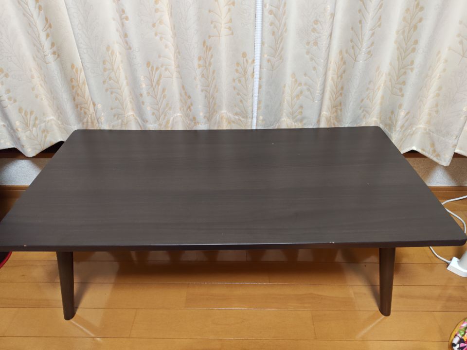 ニトリ　オリタタミテーブル　ラポール　DBR